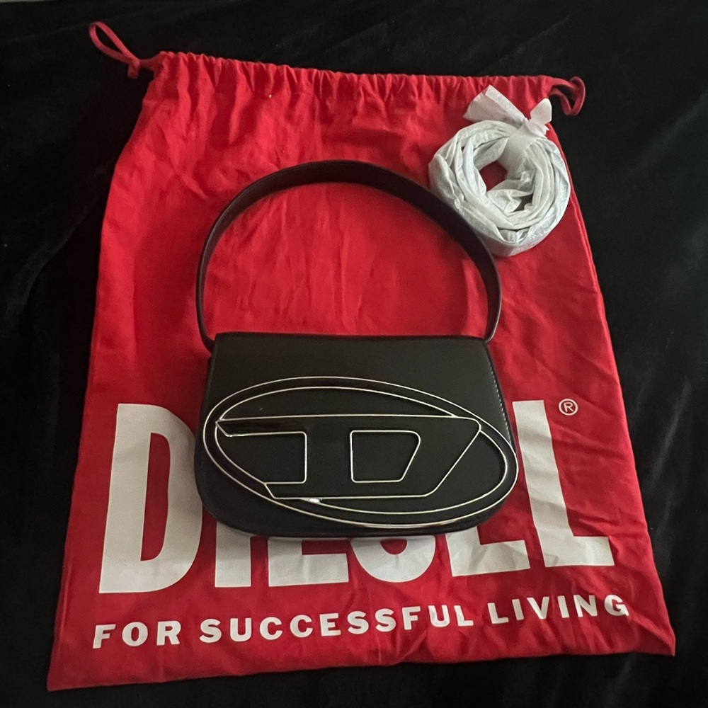 Diesel Black Shoulder Bag
